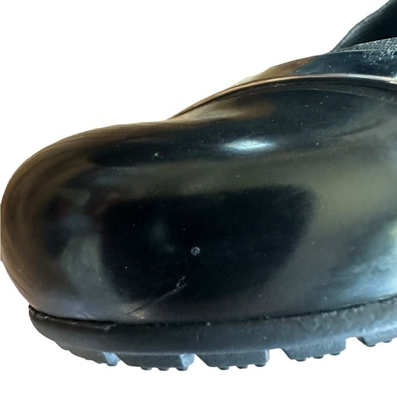 CROCS KADEE BLACK CAP TOE MIRROR BAND BALLET FLATS SIZE 8 - Picture 10 of 10